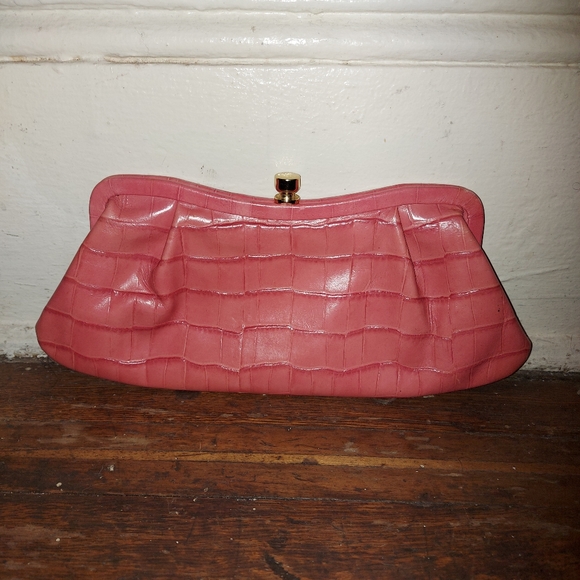 Leather Banana Republic Pink Clutch - Picture 1 of 4